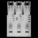 SQUARE D 25 AMP CURVE C 10kA TRIPLE POLE MCB CIRCUIT BREAKER QOE 10000