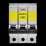 SQUARE D 40 AMP CURVE D 10kA TRIPLE POLE MCB CIRCUIT BREAKER QOE 10000