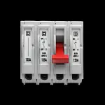 SQUARE D 125 AMP FOUR POLE MAIN SWITCH DISCONNECTOR QO4100MN