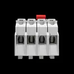 SQUARE D 125 AMP FOUR POLE MAIN SWITCH DISCONNECTOR QO4100MN