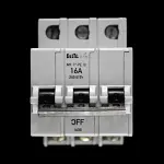 DELTA 16 AMP CURVE B M9 TRIPLE POLE MCB CIRCUIT BREAKER 163B