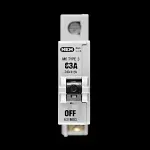 MEM 63 AMP TYPE 3 M6 MCB CIRCUIT BREAKER 631MB3 GREY
