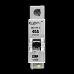 MEM 40 AMP CURVE B M9 MCB CIRCUIT BREAKER 401MB GREY