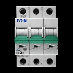 EATON 6 AMP CURVE C 10kA TRIPLE POLE MCB CIRCUIT BREAKER XPOLE PLSM-C6/3
