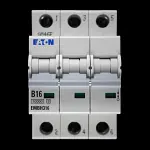 EATON 16 AMP CURVE B 10kA TRIPLE POLE MCB CIRCUIT BREAKER EMBH316