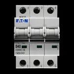 EATON 40 AMP CURVE B 10kA TRIPLE POLE MCB CIRCUIT BREAKER EMBH340