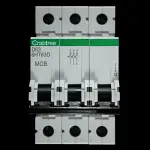 CRABTREE 63 AMP CURVE D 10kA TRIPLE POLE MCB CIRCUIT BREAKER 6HT63D LOADSTAR