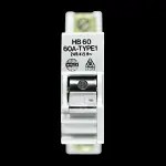 WYLEX 60 AMP TYPE 1 M6 MCB CIRCUIT BREAKER HB60 STOTZ