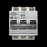 WYLEX 10 AMP TYPE 2 M9 TRIPLE POLE MCB CIRCUIT BREAKER HB310 STOTZ