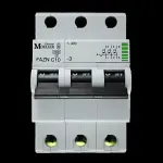 MOELLER 10 AMP CURVE C 6kA TRIPLE POLE MCB CIRCUIT BREAKER FAZN C10-3