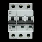 F&G 40 AMP CURVE C 10kA TRIPLE POLE MCB CIRCUIT BREAKER L7-40/3/C