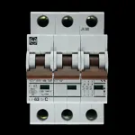F&G 63 AMP CURVE C 10kA TRIPLE POLE MCB CIRCUIT BREAKER L7-63/3/C