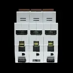 F&G 63 AMP CURVE C 10kA TRIPLE POLE MCB CIRCUIT BREAKER L7-63/3/C