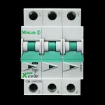 MOELLER 6 AMP CURVE C 10kA TRIPLE POLE MCB CIRCUIT BREAKER PLSM-C6/3