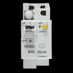 CRABTREE 40 AMP CURVE B 6kA 30mA DOUBLE POLE RCBO TYPE A STARBREAKER