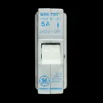 GENERAL ELECTRIC 5 AMP TYPE 2 M3 MCB CIRCUIT BREAKER MINI TRIP SMT5 639001