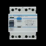 HAGER 100 AMP 100mA FOUR POLE RCCB TYPE AC CE 484U 165177