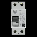 MK 100 AMP 100mA DOUBLE POLE RCD TYPE AC 6600s