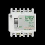 CRABTREE 63 AMP 30mA DOUBLE POLE RCCB 626/030