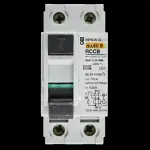 MERLIN GERIN 63 AMP 100mA 10kA DOUBLE POLE RCCB TYPE AC 23094 RMG 631002