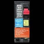 SQUARE D 80 AMP 100mA DOUBLE POLE TIME DELAYED RCCB QO200RCDX100TD