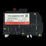 SQUARE D 80 AMP 100mA DOUBLE POLE TIME DELAYED RCCB QO200RCDX100TD