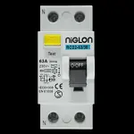 NIGLON 63 AMP 30mA DOUBLE POLE RCD TYPE AC RCD2-63/30 BLUE