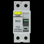 MARBO 63 AMP 30mA DOUBLE POLE RCD TYPE AC SFRCD63/2
