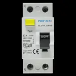 PRO-ELEC 63 AMP 30mA DOUBLE POLE RCD TYPE AC RCD-PL10662 SB