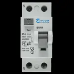 EUROPA 25 AMP 30mA DOUBLE POLE RCD TYPE AC EUR1