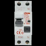 CLEM 6 AMP CURVE C 4.5kA 30mA DOUBLE POLE RCBO 9922/6
