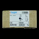 HAGER 40 AMP CURVE B 6kA 30mA RCBO TYPE AC 106365 ADN140