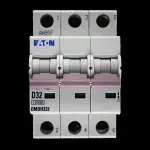 EATON 32 AMP CURVE D 10kA TRIPLE POLE MCB CIRCUIT BREAKER EMDH332