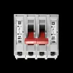 SQUARE D 125 AMP FOUR POLE MAIN SWITCH DISCONNECTOR QO4100M