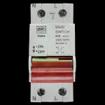 MK 63 AMP DOUBLE POLE MAIN SWITCH DISCONNECTOR AC22A 5560s