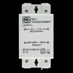MK 1 AMP 8V BELL TRANSFORMER 220/240V LN 5711s