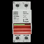 MK 100 MAIN SWITCH DISCONNECTOR DOUBLE POLE SENTRY LN 5500s AC22A