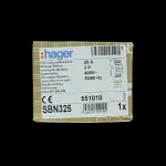 HAGER 25 AMP TRIPLE POLE MODULAR SWITCH SBN325 551010