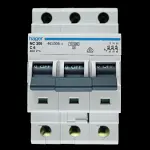 HAGER 6 AMP CURVE C 10kA TRIPLE POLE MCB CIRCUIT BREAKER NC306 463306