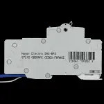 HAGER 16 AMP CURVE C 10kA 30mA RCBO TYPE A ADA166U 106852
