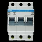 HAGER 32 AMP CURVE C 6kA TRIPLE POLE MCB CIRCUIT BREAKER M832 Z1 13435