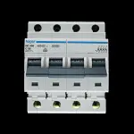 HAGER 50 AMP CURVE C 10kA FOUR POLE MCB CIRCUIT BREAKER NC450 463450