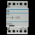 HAGER 63 AMP FOUR POLE NO CONTACTOR 230V COIL ES463 239463