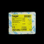 HAGER 100 AMP 16kA TRIPLE POLE MCCB HD149U 314204 H125D