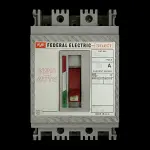 FEDERAL ELECTRIC 200 AMP TRIPLE POLE NON AUTO MCCB HEF 3P200NA