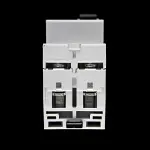 EATON 63 AMP 30mA DOUBLE POLE RCCB RCD TYPE AC EAM632H YELLOW