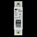 CGD 20 AMP CURVE B 6kA MCB CIRCUIT BREAKER 230V EC