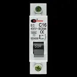 CGD 16 AMP CURVE C 6kA MCB CIRCUIT BREAKER 400V EC
