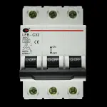 CGD 32 AMP CURVE C 10kA TRIPLE POLE MCB CIRCUIT BREAKER LEB-C32