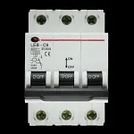 CGD 6 AMP CURVE C 10kA TRIPLE POLE MCB CIRCUIT BREAKER LEB-C6